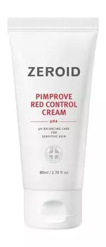 Балансирующий крем для сухой и чувствительной кожи Zeroid Pimprove Red Control Cream PH4