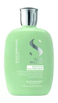 Балансирующий шампунь для жирной кожи головы Alfaparf Milano Semi Di Lino Scalp Balancing Low Shampoo