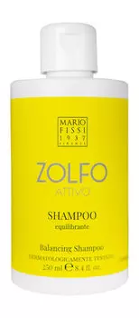 Балансирующий шампунь для жирных волос Mario Fissi 1937 Zolfo Attivo Balancing Shampoo
