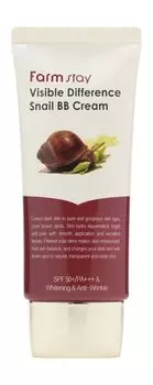 BB-крем для лица с муцином улитки FarmStay Visible Difference Snail BB Cream SPF50+/PA+++