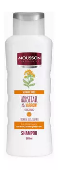 Бессульфатный шампунь для слабых и тонких волос с хвощем и тысячелистником Mousson Strengthening Shampoo With Horsetail & Yarrow