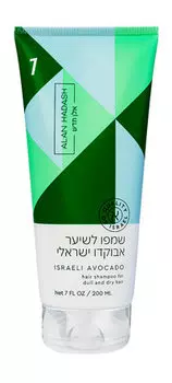Бессульфатный шампунь для тусклых, сухих и ломких волос Alan Hadash Israeli Avocado Hair Shampoo