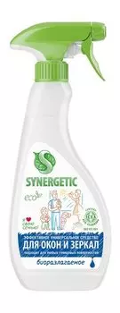 Биоразлагаемое средство для мытья стекол, зеркал и бытовой техники Synergetic ECO Эффективное универсальное средство для окон и зерлка