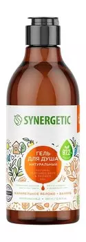 Биоразлагаемый гель для душа с ароматом карамели и ванили Synergetic Natural Perfumed Bath & Shower Gel Карамельное яблоко и ваниль