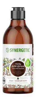 Биоразлагаемый гель для душа с ароматом кофе и зеленого лайма Synergetic Natural Perfumed Bath & Shower Gel Кофе и зеленый лайм