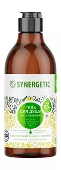 Биоразлагаемый гель для душа с ароматом сицилийского лимона и ветивера Synergetic Natural Perfumed Bath & Shower Gel Сицилийский лимон и ветивер