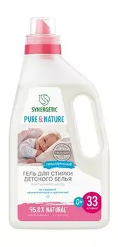 Биоразлагаемый гель для стирки детского белья Synergetic Pure & Nature Baby Laundry Liquid