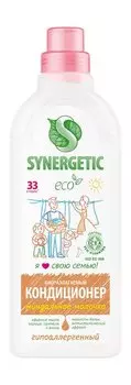 Биоразлагаемый кондиционер-ополаскиватель для белья Synergetic ECO Гипоаллергенный кондиционер для белья Миндальное молочко