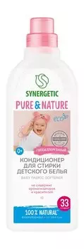 Биоразлагаемый кондиционер-ополаскиватель для детского белья Synergetic Pure & Nature Baby Fabric Softener