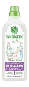 Биоразлагаемый пятновыводитель для всех видов тканей Synergetic ECO Гипоаллергенный пятновыводитель для всех видов тканей