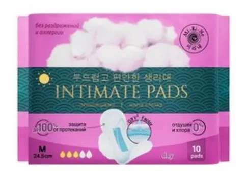 Быстровпитывающие гигиенические прокладки Mi-Ri-Ne Day Intimate Pads M