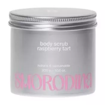 Cахарно-соляной скраб-желе для тела с брусникой и ароматом малинового тарта SmoRodina Raspberry Tart Body Scrub