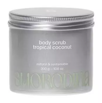 Cахарно-соляной скраб-желе для тела с кокосовой стружкой SmoRodina Tropical Coconut Body Scrub