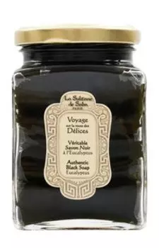 Черное мыло с эвкалиптом для лица и тела La Sultane de Saba Eucalyptus Authentic Black Soap