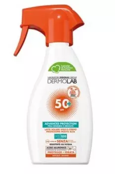 Cолнцезащитное молочко-спрей для лица и тела с гиалуроновой кислотой Dermolab Advanced Protection Sun Milk SPF 50+