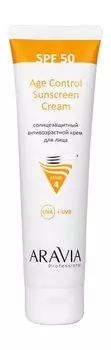 Cолнцезащитный антивозрастной крем для лица Aravia Professional Age Control Sunscreen Cream SPF 50