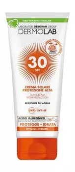Cолнцезащитный крем для лица и тела с гиалуроновой кислотой Dermolab Sun Cream High Protection SPF 30