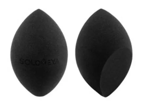 Cпонж для макияжа со срезом Solomeya Flat End Blending Sponge Black