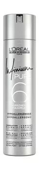 Cухой лак для волос сильной фиксации L'Oreal Professionnel Infinium Strong Hairspray Pure