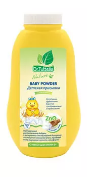 Детская присыпка от раздражений и опрелостей с оксидом цинка Dr.Tuttelle Baby Powder 0+