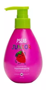 Детская зубная паста со вкусом клубники для детей от 3 до 12 лет PS.Lab Junior Strawberry Toothpaste