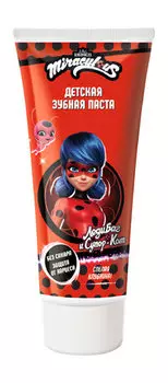 Детская зубная паста со вкусом клубники Miraculous Леди Баг Спелая клубника!