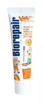 Детская зубная паста со вкусом персика для детей от 0 до 6 лет, 50 мл Biorepair Kids Pesca Toothpaste