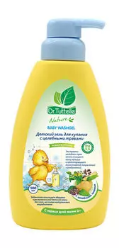Детский гель для купания с целебными травами Dr.Tuttelle Baby Washgel Herbal
