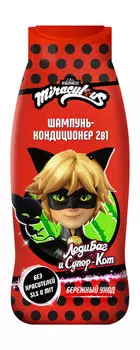 Детский шампунь-кондиционер 2-в-1 Miraculous Супер-Кот Бережный уход
