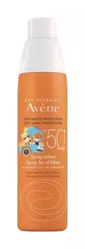 Детский солнцезащитный спрей для чувствительной кожи Avene High Protection Spray For Children SPF 50+
