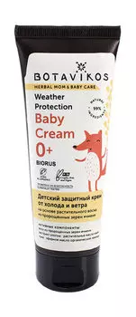 Детский защитный крем от холода и ветра Botavikos Herbal Mom and Baby Care Weather Protection Baby Cream 0+