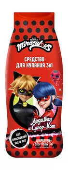 Детское средство для купания 3-в-1 Miraculous Леди Баг и Супер-Кот Шампунь-гель-пена
