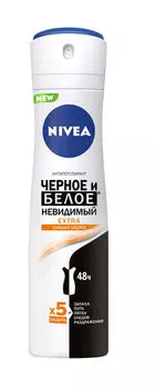 Дезодарант-антиперспирант в спрее Nivea Черное и белое Невидимый Extra Антиперспирант