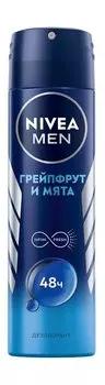 Дезодорант-спрей с ароматом грейпфрута и мяты Nivea Men Грейпфрут и Мята Дезодорант-спрей