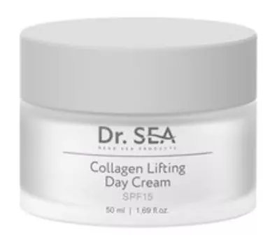 Дневной лифтинг-крем для лица с коллагеном Dr.Sea Collagen Lifting Day Cream SPF 15