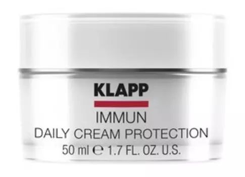 Дневной защитный крем для сухой и чувствительной кожи лица Klapp Immun Daily Protection Cream