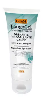 Дренажный гель с липоактивными наносферами Guam Fangogel Drenante Rimodellante Gambe Azione Caldo-Freddo