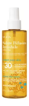 Двухфазный солнцезащитный спрей для тела Pupa Invisible Two-Phase Sunscreen SPF 30
