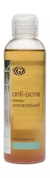Двухфазный тоник для лица с каламином и цинком Гельтек Anti-Acne Тоник матирующий Sebobalance