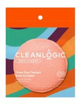 Двусторонняя мочалка для тела Cleanlogic Bath & Body Dual-Texture Body Scrubber Travel