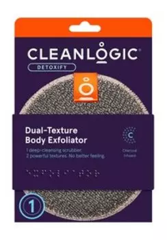 Двусторонняя мочалка для тела Cleanlogic Detoxify Dual-Texture Body Exfoliator