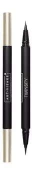 Двусторонняя подводка-фломастер для глаз Art-Visage Twinsity Duo Pen Eyeliner