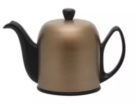 Фарфоровый заварочный чайник на 6 чашек - 1000 мл Degrenne Salam Minerale Tea Bronze Bell