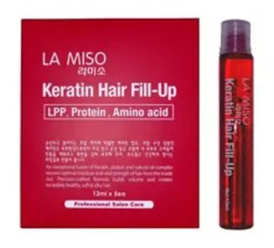 Филлер для волос с кератином, протеинами и аминокислотами La Miso Keratin Hair Fill-Up
