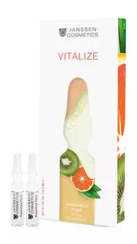 Фруктовые ампулы для лица с витамином C Janssen Cosmetics Vitalize Superfruit Fluid