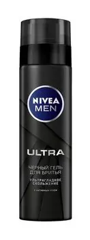 Гель для бритья Nivea Men Ultra Черный гель для бритья