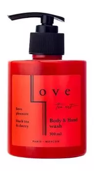 Гель для душа и рук с ароматом черного чая и вишни Love Tea Art Body and Hand Wash Black Tea and Cherry