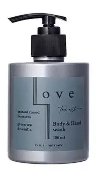 Гель для душа и рук с ароматом зеленого чая и ванили Love Tea Art Body and Hand Wash Green Tea and Vanilla
