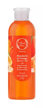 Гель для душа с эфирными маслами мандарина и апельсина Fresh Line Mandarin and Orange Shower Gel