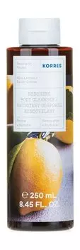 Гель для душа с алоэ вера, протеинами пшеницы и ароматом лимона и базилика Korres Basil Lemon Body Cleanser